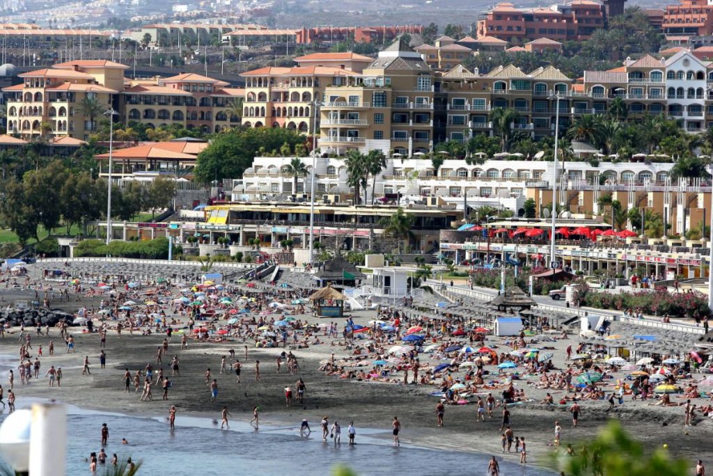 Panorámica parcial de Costa Adeje, en el sur de Tenerife. DA