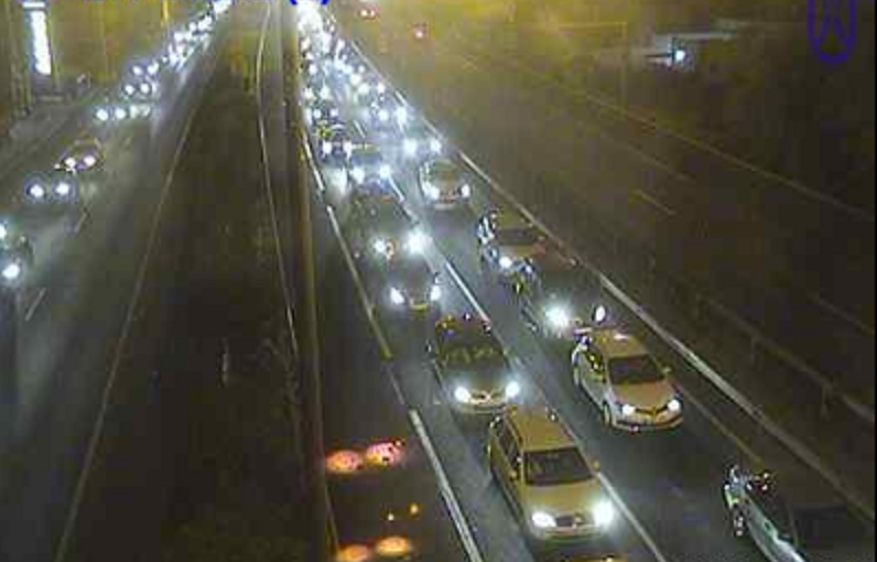 Imagen de las cámaras de tráfico del Centro de Información de Carreteras de Tenerife.
