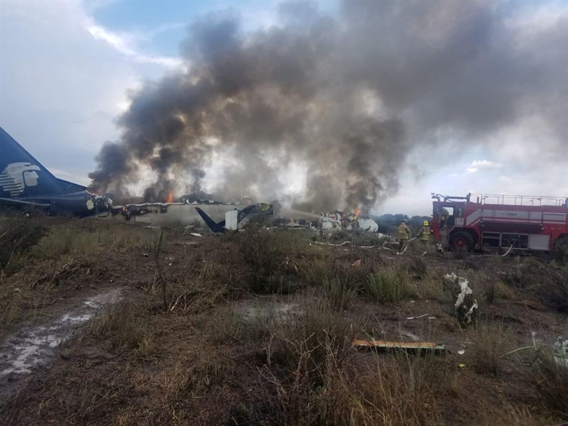 Avión accidentado en Durango, México. / EP