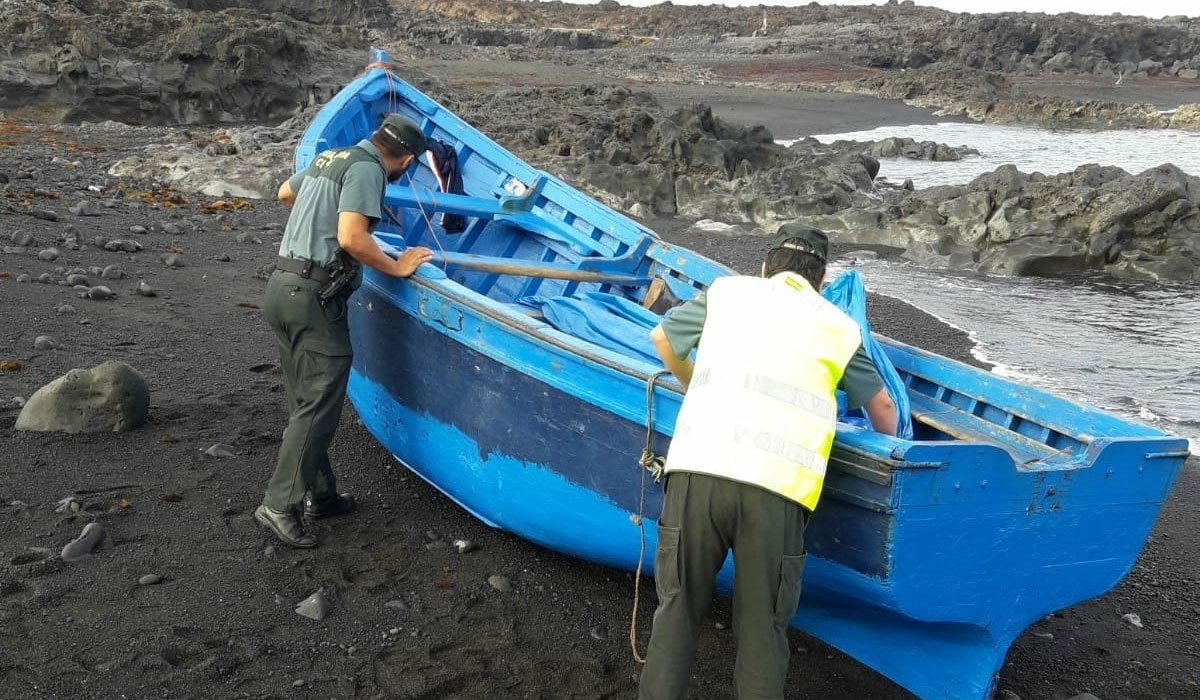 En apenas dos días han alcanzado la costa de Lanzarote cuatro pateras