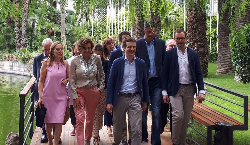 Pablo Casado en la Junta Directiva Nacional del PP