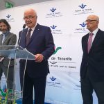 Ricardo Melchior, en el acto de despedida como presidente de la Autoridad Portuaria de Tenerife. / Sergio Méndez