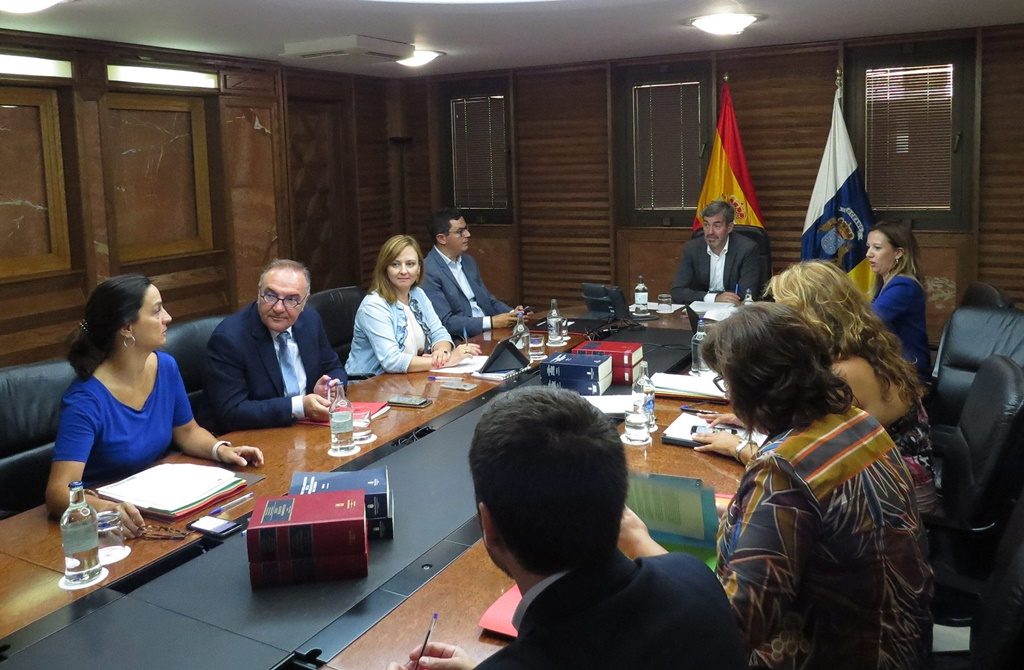 Sesión del Consejo de Gobierno, ayer en Las Palmas de Gran Canaria. DA