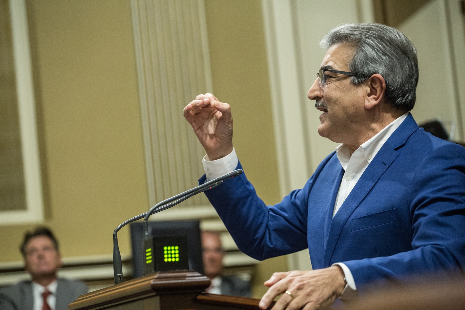 Román Rodríguez, presidente y portavoz parlamentario de Nueva Canarias. / DA Román Rodríguez, presidente y portavoz parlamentario de Nueva Canarias. / DA