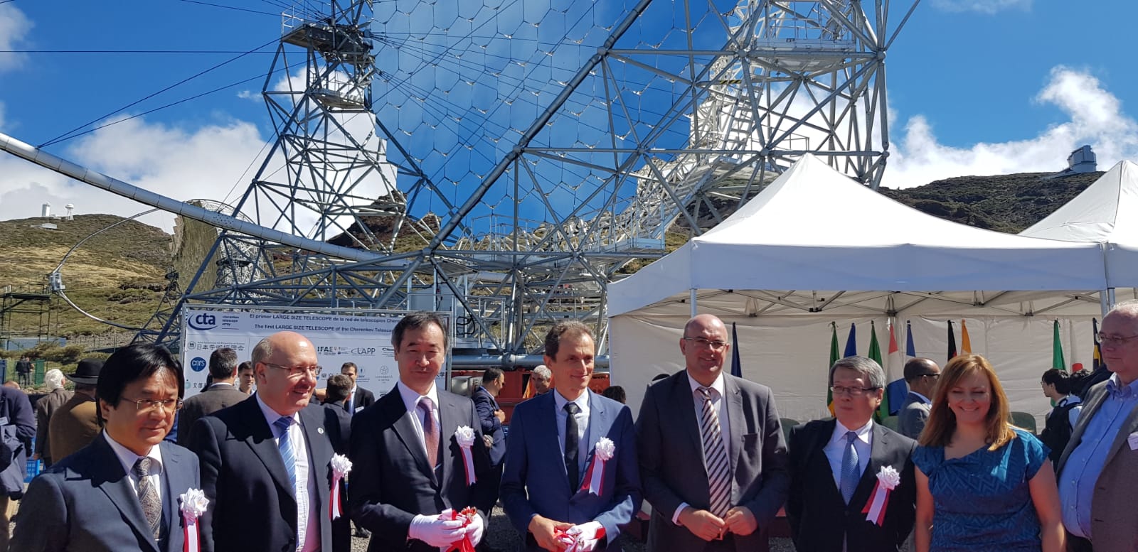 Inauguración del Telescopio Cherenkov en La Palma. / David Sanz