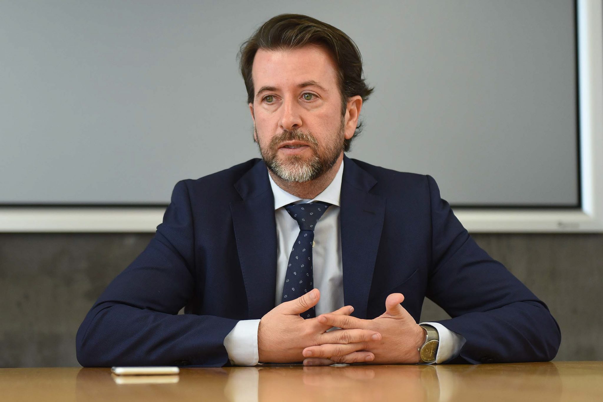 El presidente del Cabildo de Tenerife, Carlos Alonso (CC)