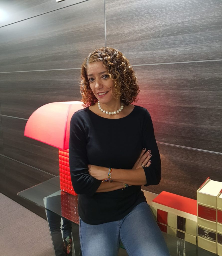 La abogada del grupo de XTF-NC en el caso Grúas, Sandra Roddríguez. DA