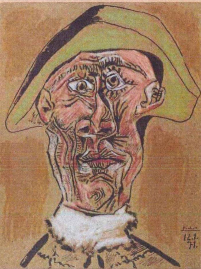 CUADRO PICASSO CABEZA DE ARLEQUÍN