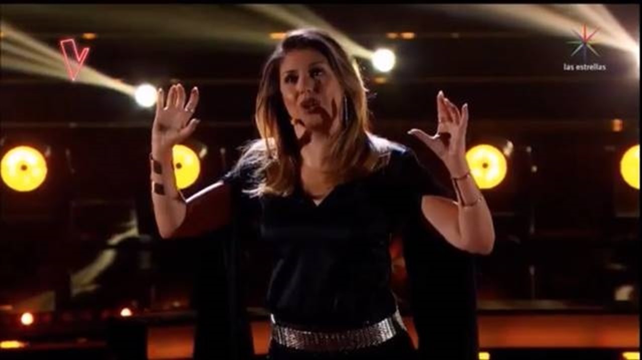 Cristina Ramos, en 'La Voz México'. / EP