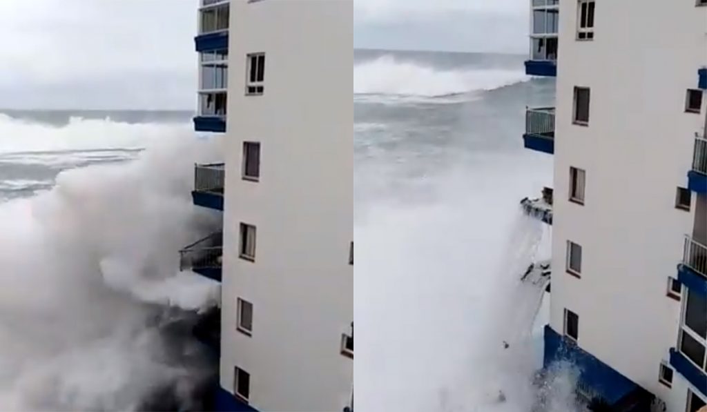 TEMPORAL MESA DEL MAR TACORONTE OLEAJE 181118