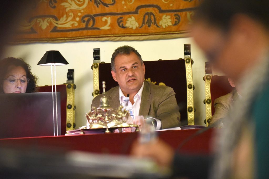 El alcalde de San Cristóbal de La Laguna, José Alberto Díaz (CC). / Fran Pallero