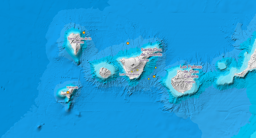 El IGN registra un terremoto de 2,8 grados en El Hierro. / IGN