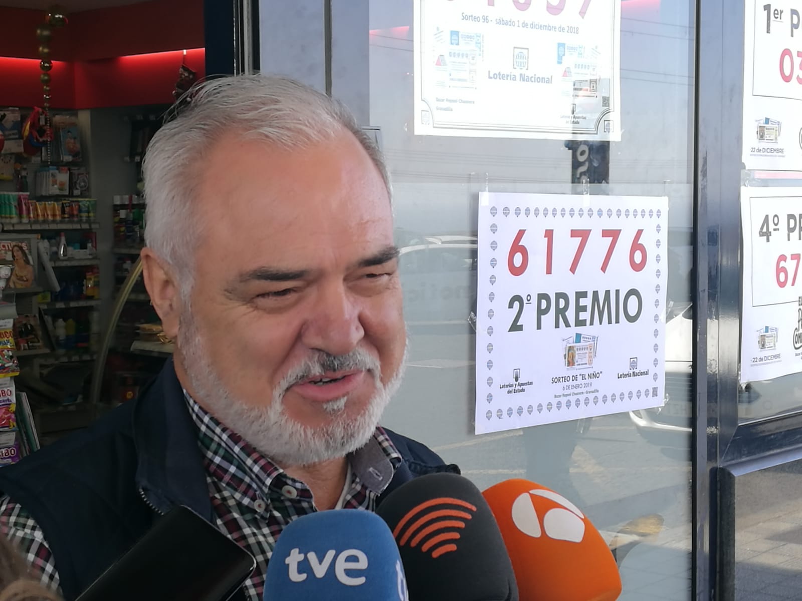 José Miguel González, presidente del Grupo González, que gestiona la gasolinera de la suerta, La Chasnera / Sergio Méndez