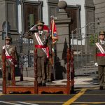 El jefe del Mando de Canarias, Carlos Palacios, presidió la Pascua Militar. F. P.