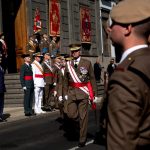 La celebración de la Pascua Militar tuvo lugar ayer, como es tradicional, frente al Palacio de Capitanía, en Santa Cruz de Tenerife. Fran Pallero.