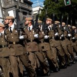 La celebración de la Pascua Militar tuvo lugar ayer, como es tradicional, frente al Palacio de Capitanía, en Santa Cruz de Tenerife. Fran Pallero.