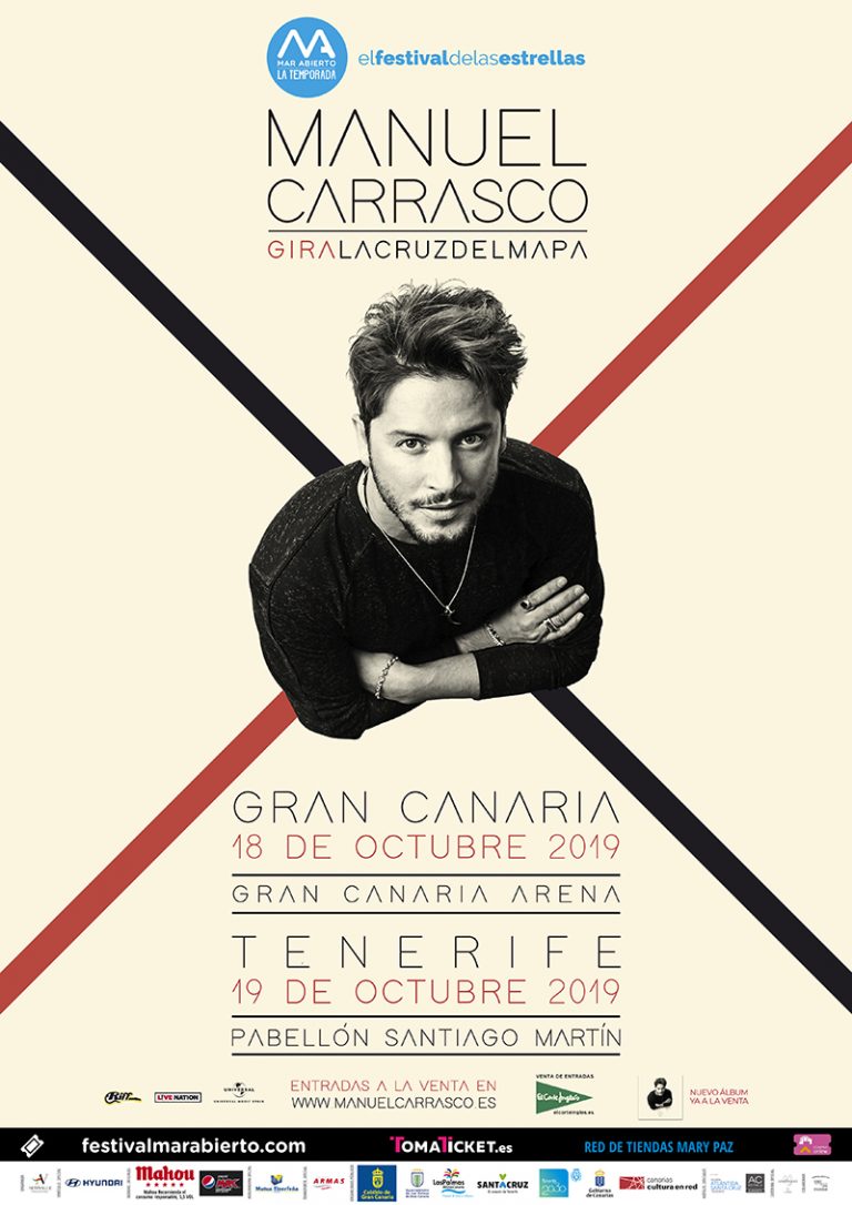 Manuel Carrasco confirma sus conciertos en Tenerife y Gran Canaria