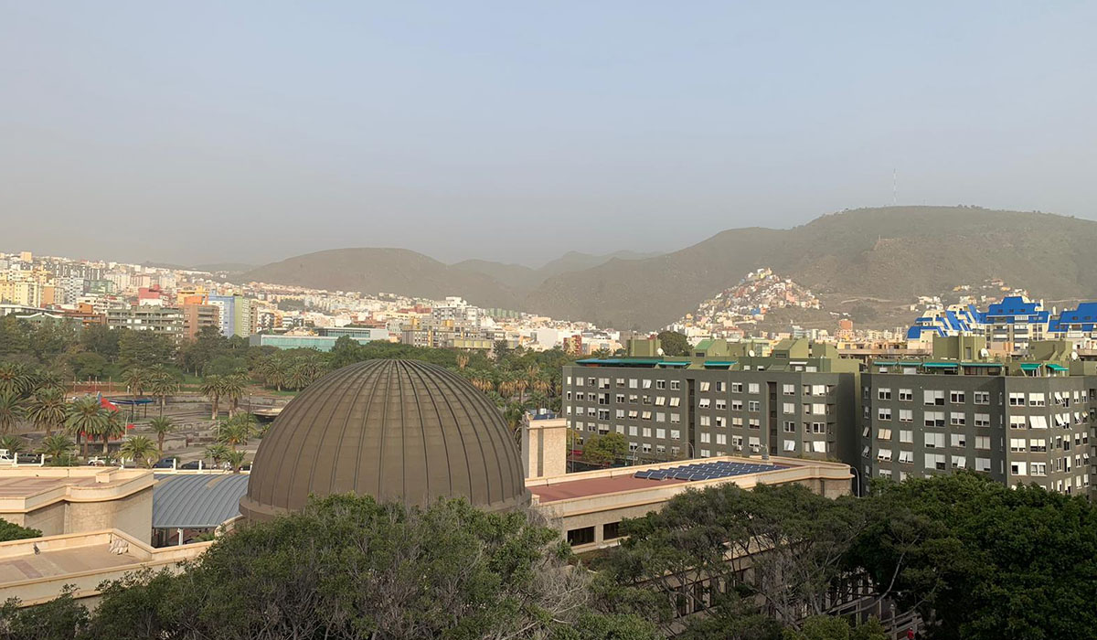 Imagen de recurso de calima en Tenerife. DA
