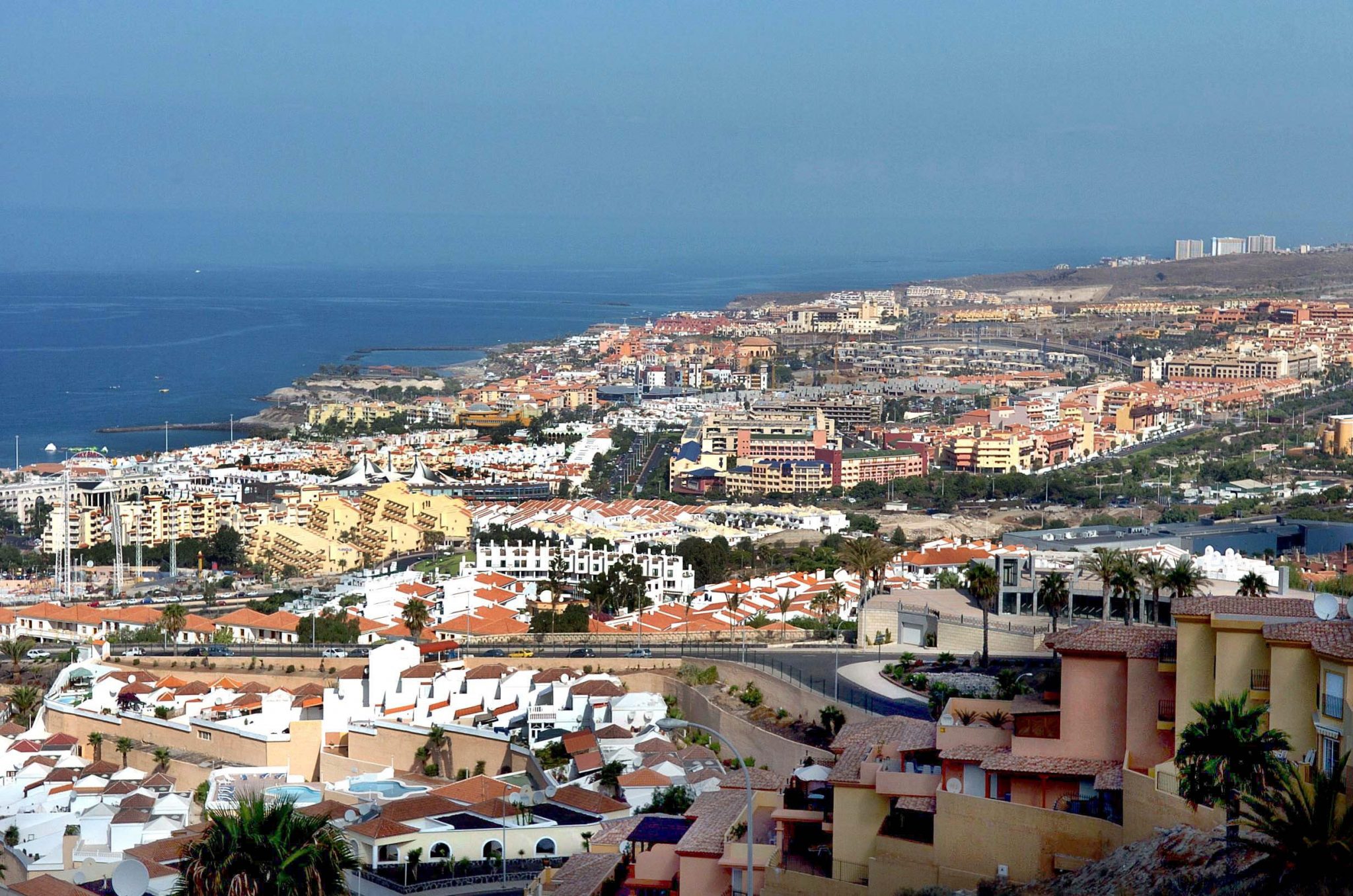 Vista panorámica de Costa Adeje