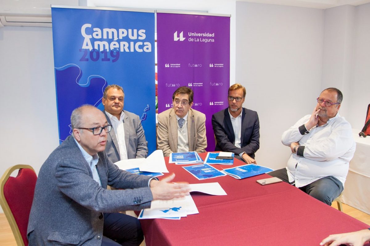 Una imagen de la presentación del programa de actos del Campus América. | DA