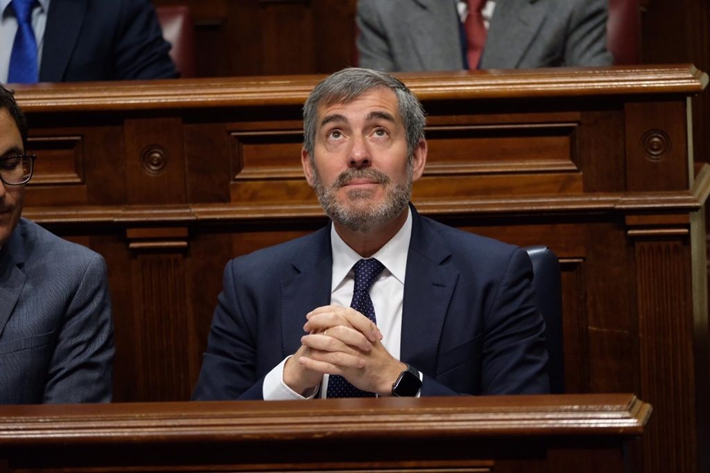 Fernando Clavijo acusó a la oposición de llevar a cabo "electoralismo" con el caso Grúas| FRAN PALLERO