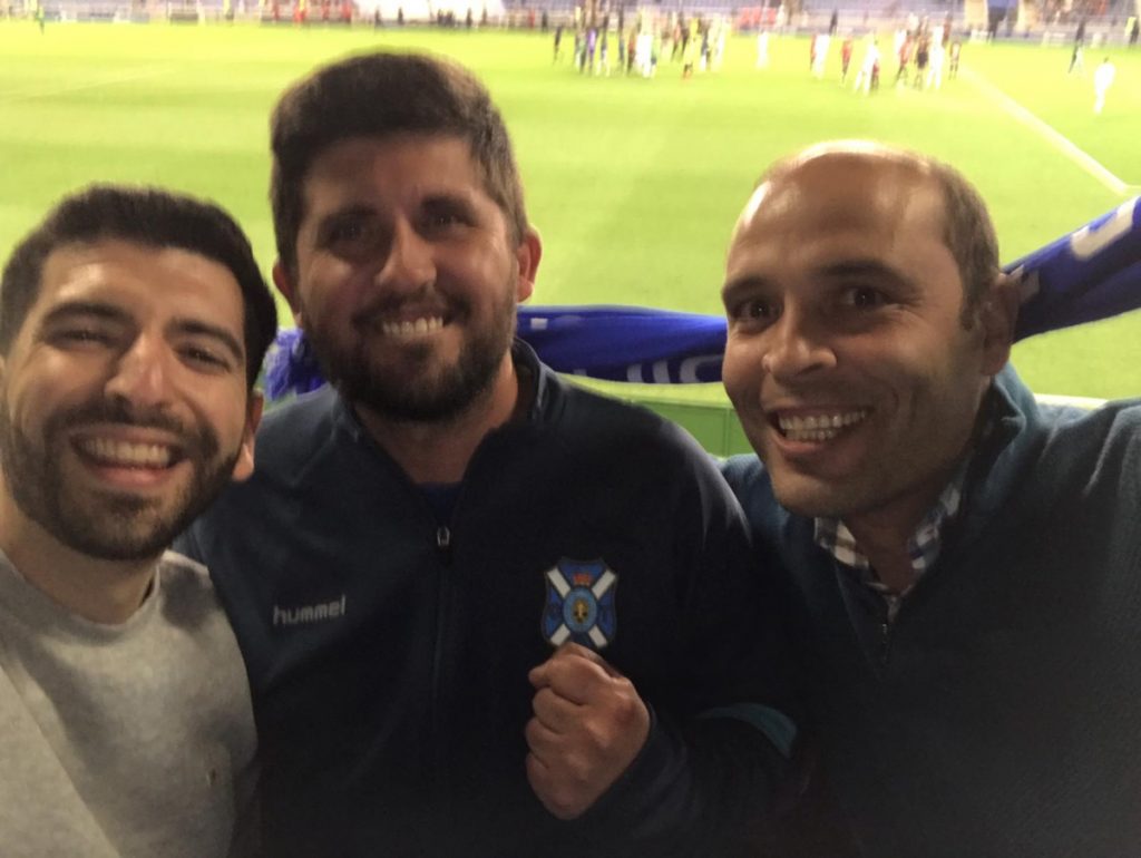 Jaime, Fran y Tony, durante el encuentro disputado el pasado viernes, ante Osasuna| DA