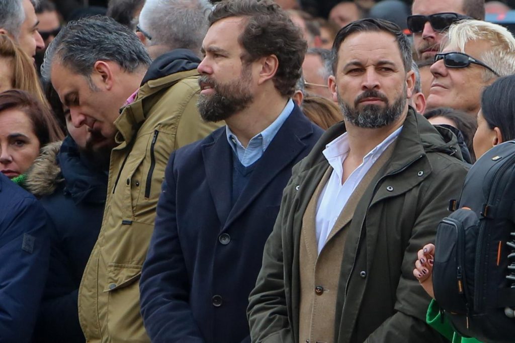 Santiago Abascal y otros líderes de VOX / EP