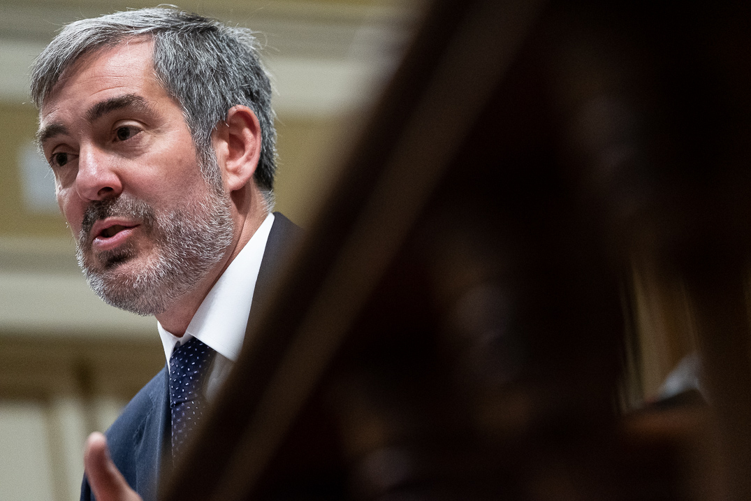 El presidente del Gobierno de Canarias, Fernando Clavijo (CC)