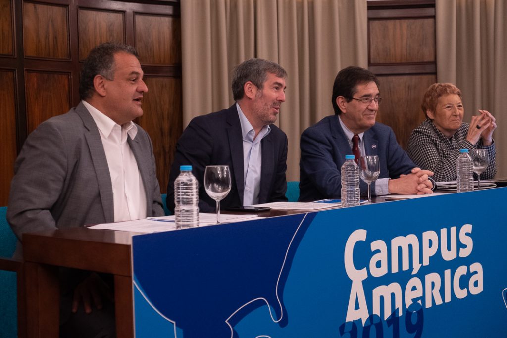Una imagen del acto de apertura del II Campus América. Fran Pallero