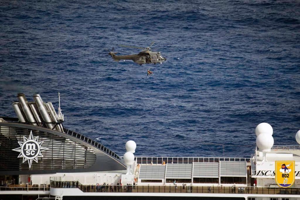 Momento de la intervención. / Ejército del Aire