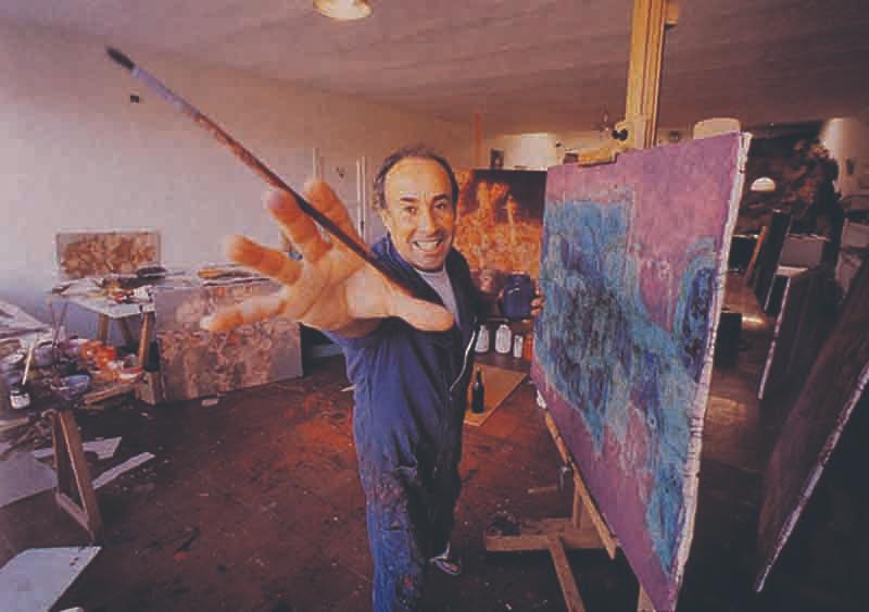 cesar manrique pintando