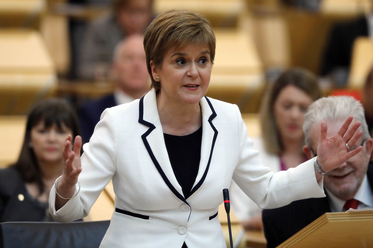 La ministra principal de Escocia, Nicola Sturgeon. EP