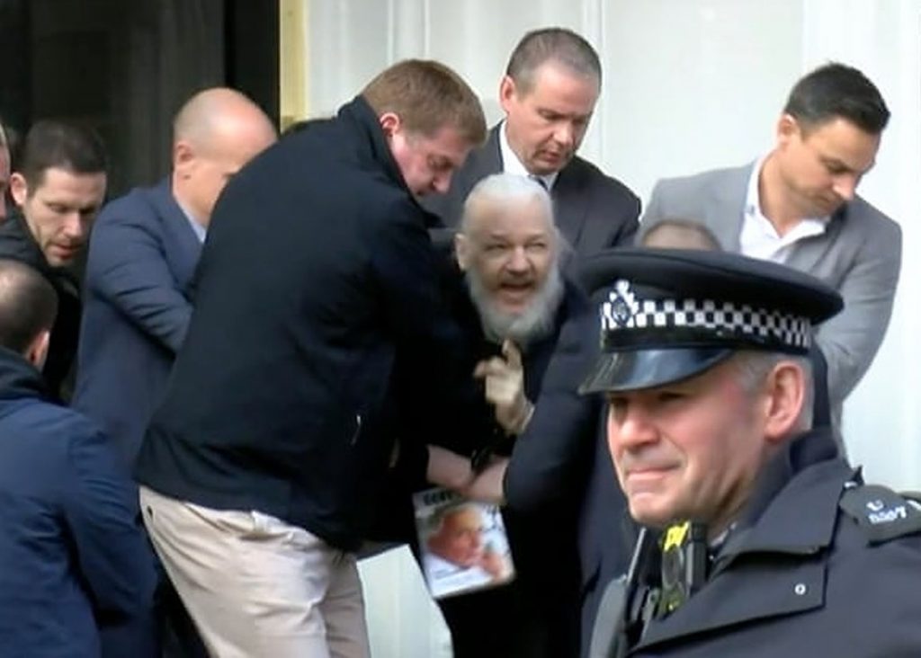 Detención de Julian Assange. DA