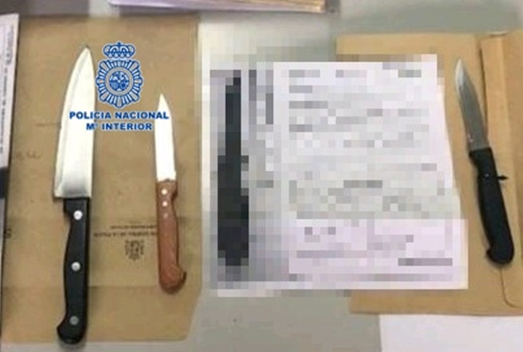 Armas intervenidas por la Policía Nacional Fiestas de Mayo