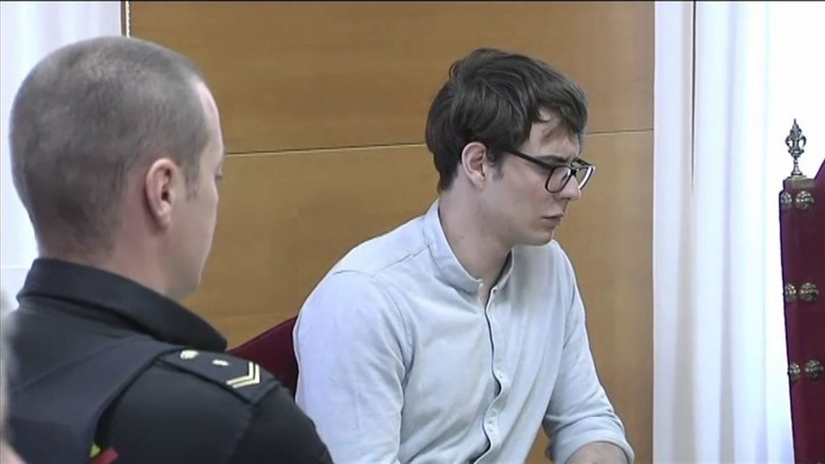 Patrick Nogueira, durante una de las vistas del juicio. El Español