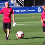 Primer entrenamiento de Luis César Sampedro. Sergio Méndez