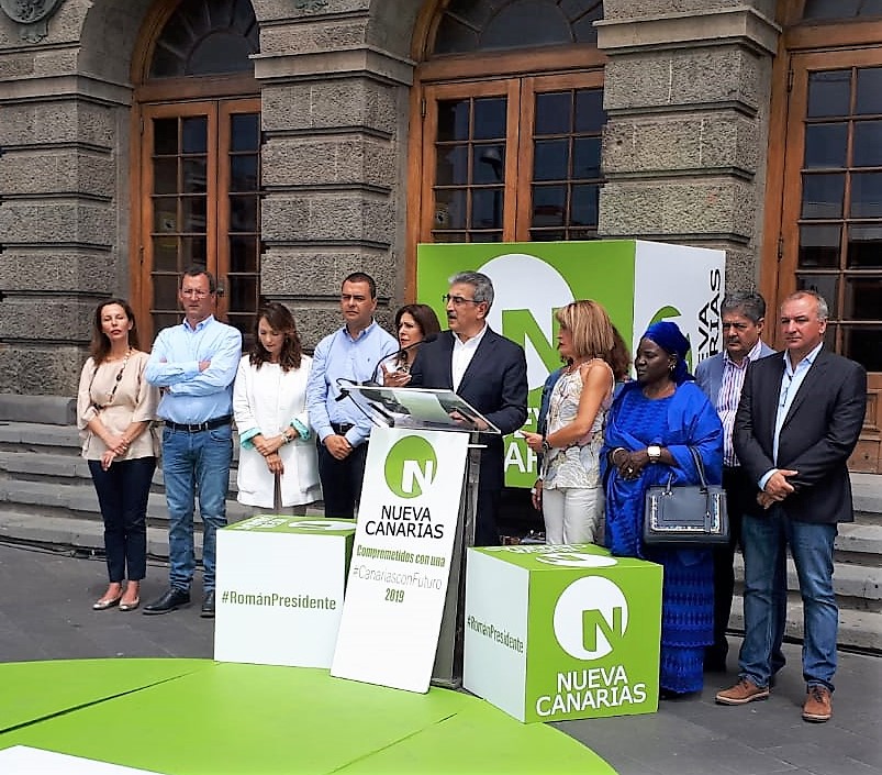 Presentación del programa electoral de Nueva Canarias (NC). DA