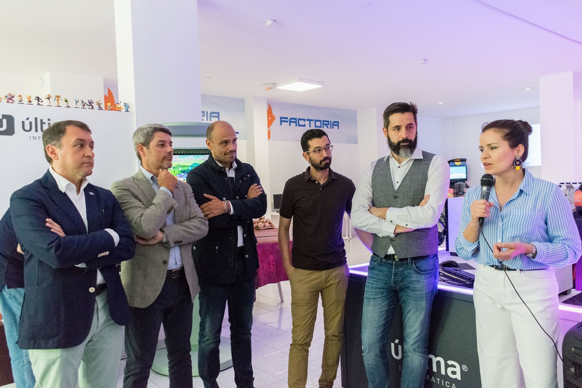 Un momento de la presentación de la nueva sede de Factoría de Innovación. Raquel Díaz