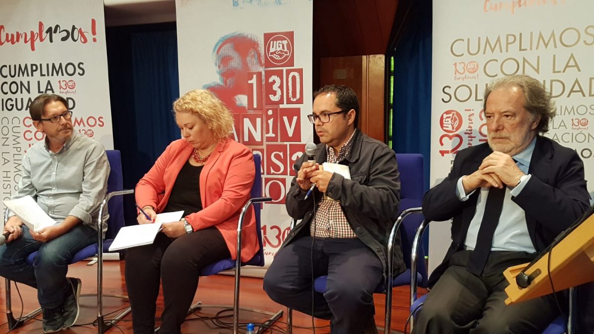 Acto conmemorativo de los 130 años de la fundación de la UGT. DA