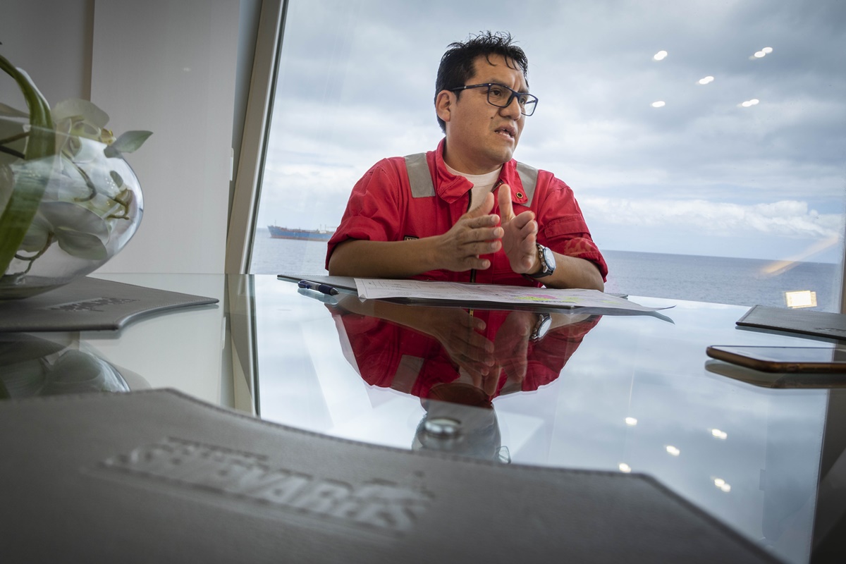 Jhon Nestares, responsable del departamento de ingeniería y producción. Mario González