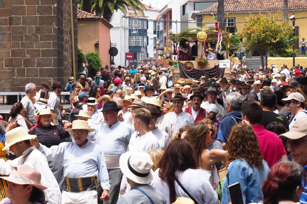 Imagen de archivo de la Romería de San Benito Abad, en San Cristóbal de La Laguna (Tenerife). Sergio Méndez