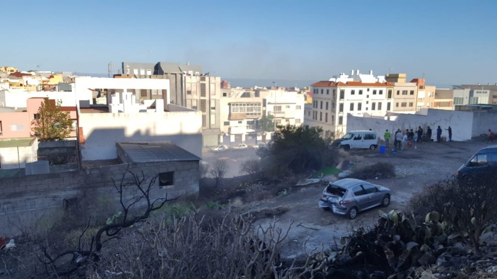 Incendio en un solar de Taco| LOS DRAGOS