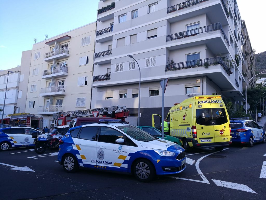 Incendio en una vivienda en la Avenida 25 de julio. S.M
