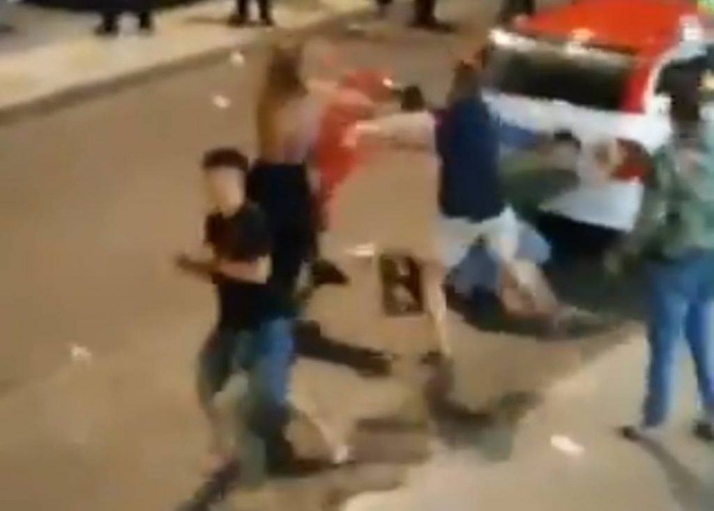 Pelea multitudinaria en Maspalomas. H50 Canarias