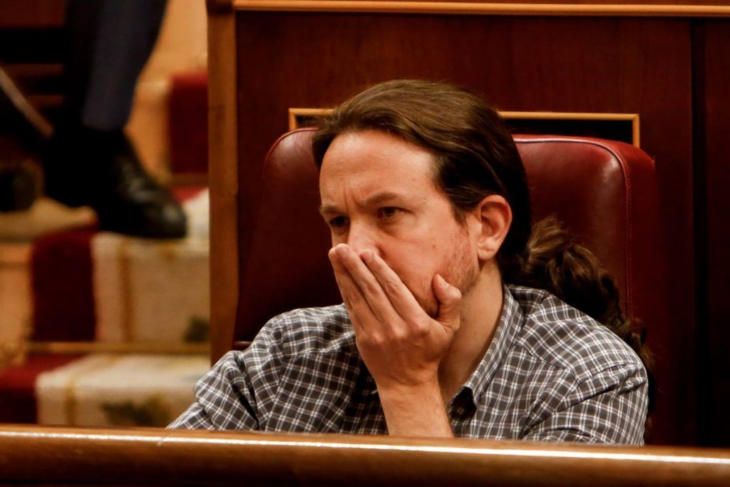 Pablo Iglesias en el Congreso de los Diputados. EP