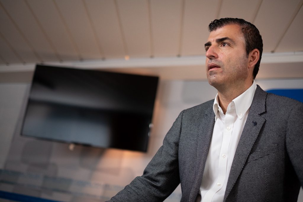 El presidente del Partido Popular de Tenerife, Manuel Domínguez. Fran Pallero