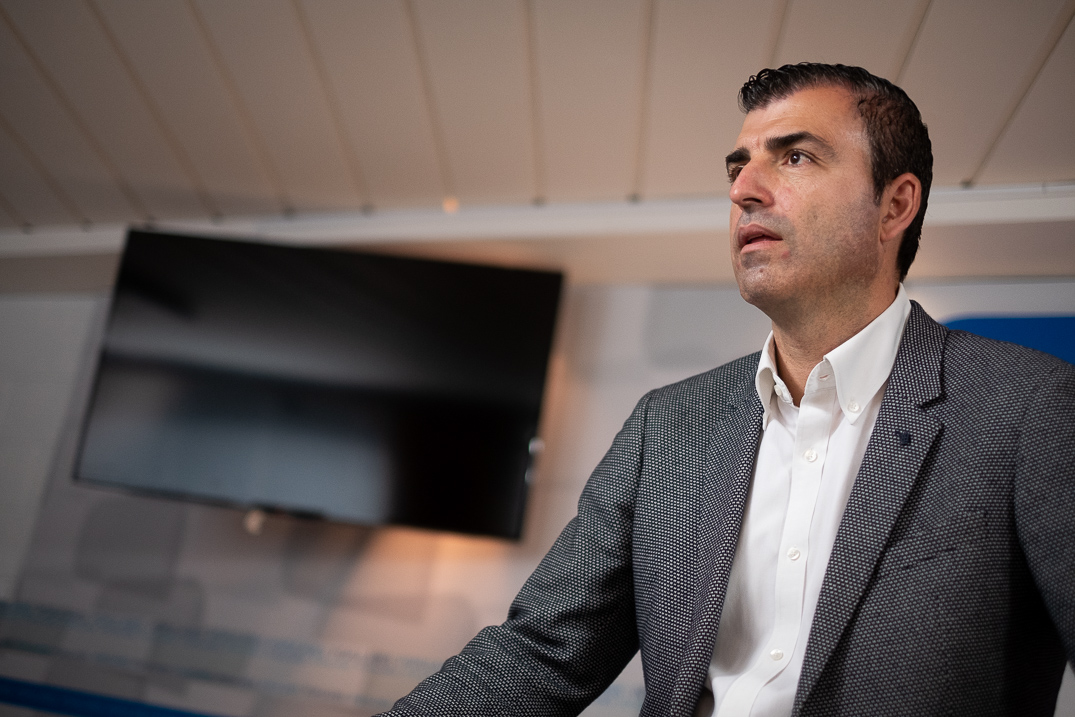 El presidente del Partido Popular de Tenerife, Manuel Domínguez. Fran Pallero