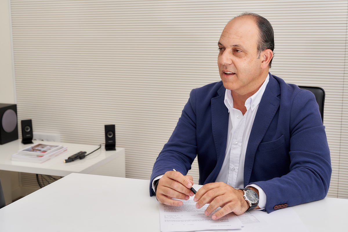 Eduardo García, director del Grupo 7 Islas. J. A. G.