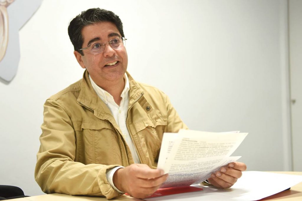 El candidato socialista a la Presidencia del Cabildo de Tenerife, Pedro Martín. Sergio Méndez