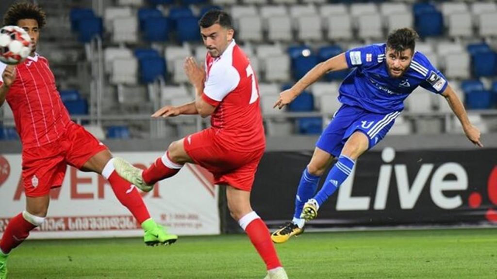 Shengelia, durante un partido con el Dinamo de Tbilisi. DA